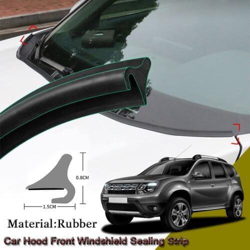 DIY Car Seal Strip Windshied Spoiler Filler Protect Edge Weatherstrip Strips Sticker Accessories For Renault Duster 2016-2020
