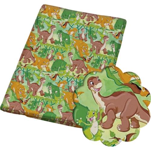 Diy polyester printed fabric patchwork sewing polyester cotton other textile crafts childrens cloth fabric 50 * 140cm/piece