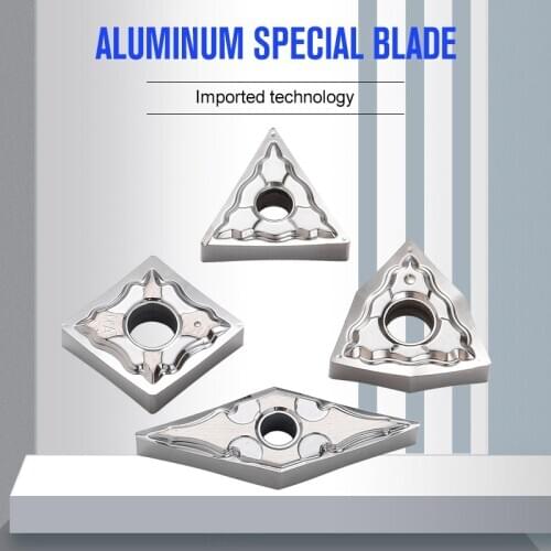 YOUSCARD 10Piece lathe tools Aluminum Cutter Blade Turning tools Cutting tool WNMG080404 TNMG160408 CNMG120408 VNMG160404