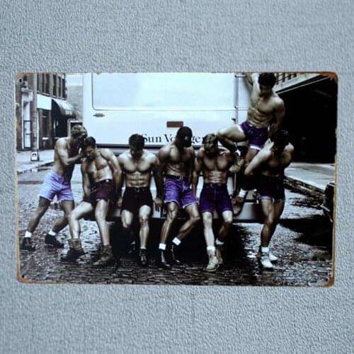 Vintage Car Tin Signs Metal Plate Wall Bar House Art Garage Craft Decor Cuadros 30X20CM A-6284