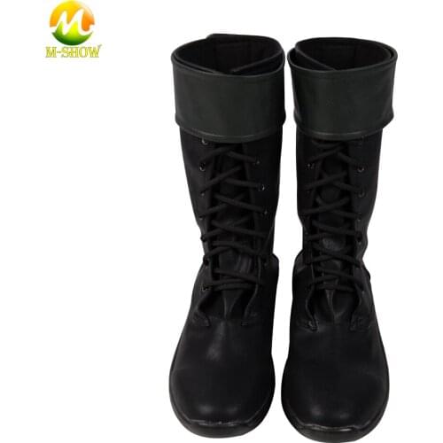 Green Arrow Cosplay Costume Shoes Oliver Queen Boots Halloween Fancy Boots for Adult Men Custom Made
