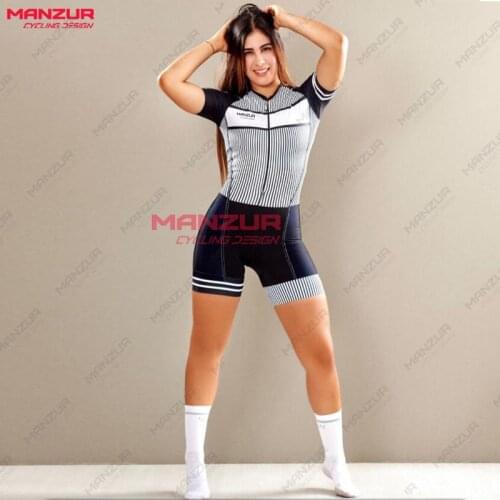 MANZUR Cycling Clothing Bike Jersey Maillot Cycling Monkey Cycling Cycling Shorts Women Kit shorts sport set women jerseys