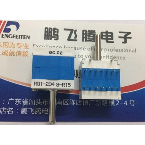 1PCS Japan COPAL RG1-204S-R15 rotary encoder 4-speed band switch single 14 feet horizontal