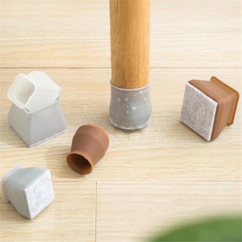16pcs Silicon Table Feet Pad Furniture Leg Protection Cover Floor Protector For Chair Leg Floor Protection Anti-slip Table Leg