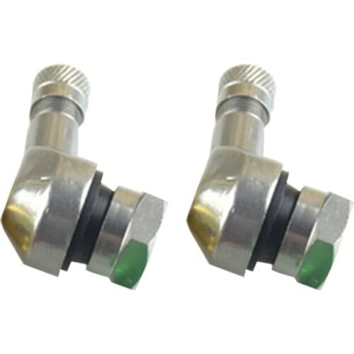 2pcs 90 Degree CNC Motorcycle Wheel Tire Tubeless Stems 11.3mm Rim Wheel Aluminum Wheel Parts Wholesale