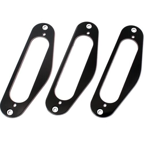 3Pcs Single Coil Neck Pickup Mounting Ring Frame for T Style Electric Guitar