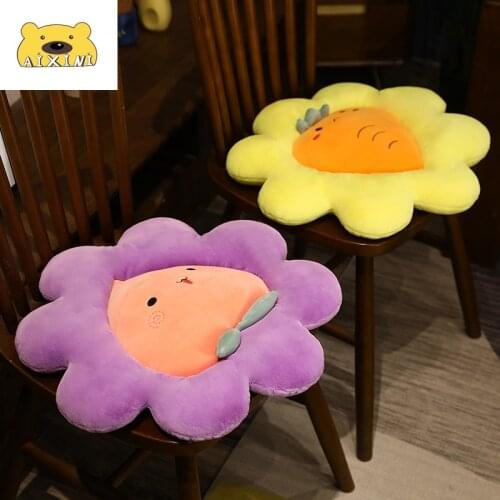 AIXINI Flower Pillow Fresh Colorful Flower Plush Pillow Toy Soft Plant Stuffed Doll Chair Cushion Sofa Kids Lovers Birthday Gift