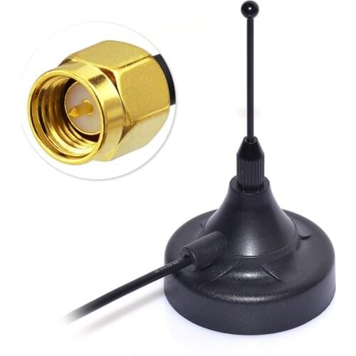 Superbat 868mhz Antenna SMA Plug with 200cm Extension for 2G 3G 4G GSM / UMTS / HSPA / CDMA GSM Homematic CCU2 CC110