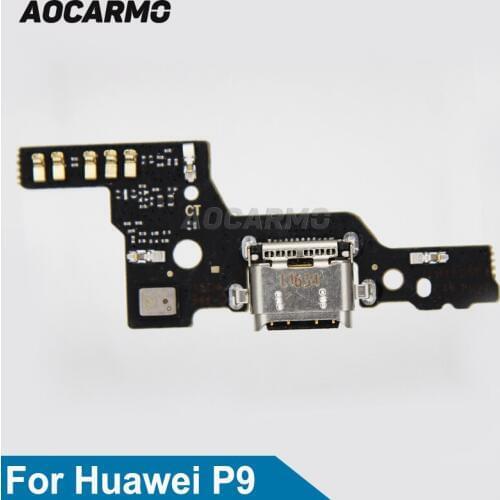 Aocarmo NEW USB Charging Dock Port Mic Flex Cable For Huawei P9