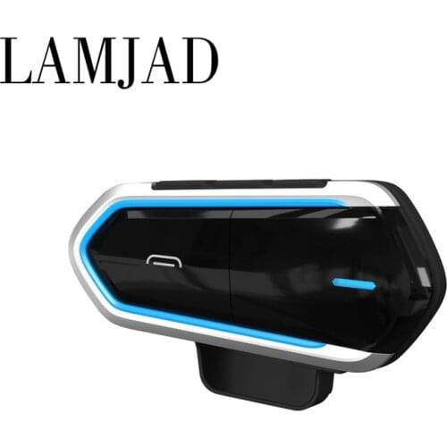 B35 Waterproof Moto Intercom Bluetooth V4.1 Helmet Headset Motorcycle FM Radio Headsets Stereo Helmet Earphone with Handsfree