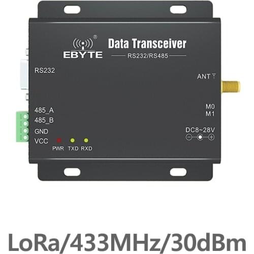 E32-DTU-433L30 Lora Long Range RS232 RS485 SX1278 SX1276 1W IoT Wireless Transceiver 30dBm Transmitter Receiver 433mhz Module