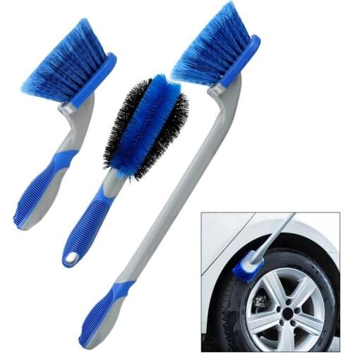 Car Wheel Tyre Cleaning Brush Car dust Washing Tool Autos Multi-Functional detailing Combination Tools