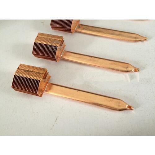 Fast Free Ship Welding radiator cooling components/heat pipe radiator/flat heat pipe fin