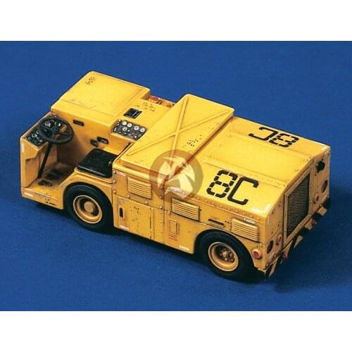 Scenario model resin modern aircraft ground handling 1:48 sand table model