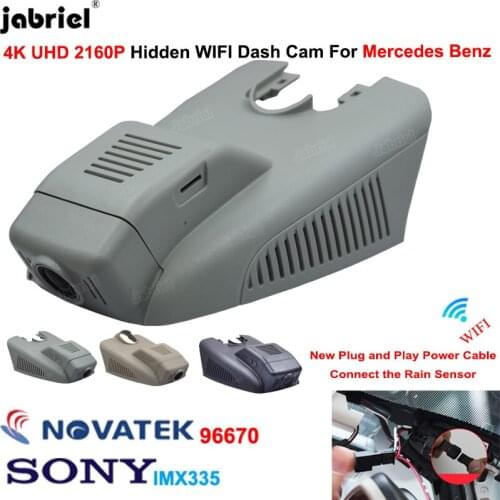 New 4K 2160P Car Dvr Dashcam Camera for Mercedes Benz C w205 s205 GLC x253 CLS w219 E Class w212 w213 C E glc 200 220d 260 300