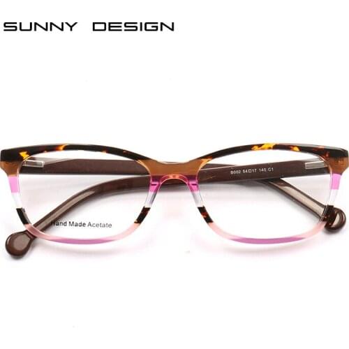 Glasses Patchwork Fashion Colorful Plate Glasses Frame Myopia Glasses Anti Blue Light