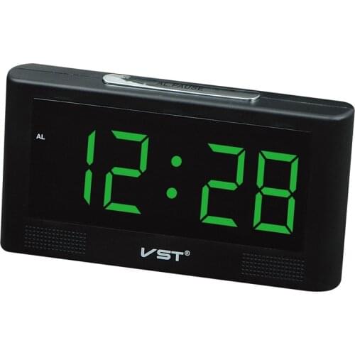 Modern New Hotel Alarm Clock Parents AC power Table clock,Big numbers Large Display US,EU plug digital desk clocks