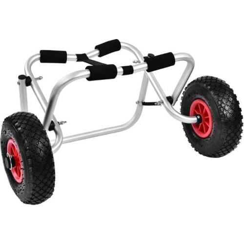 Kayak Trolley Aluminium Alloy Kayak Canoe Wheel Dolly Boat Carrier Trolley Cart Transport Outdoor Kayak Accessory