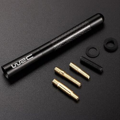 Universal Carbon Fiber Short Antenna Aerials For Ford Focus 2 3 Peugeot 206 207 307 308 408 508 Opel 23GC