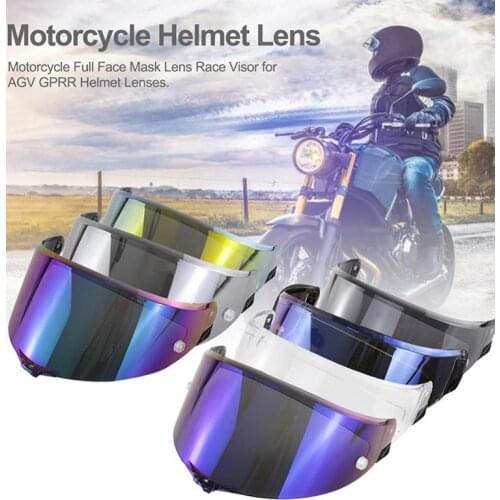 Motorcycle Visor Anti-scratch Wind Shield Helmet Lens Race Visor Full Face Fit For GPRR Helmet Lenses