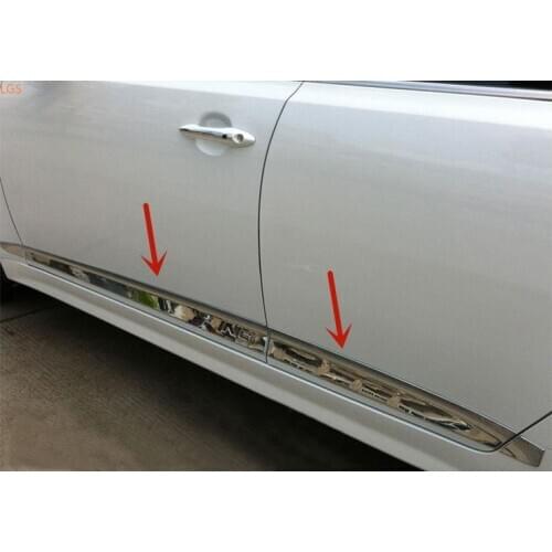 For Kia K5 2011-2015 High-quality ABS Chrome body decoration strip anti-Rub protection decoration car accessories