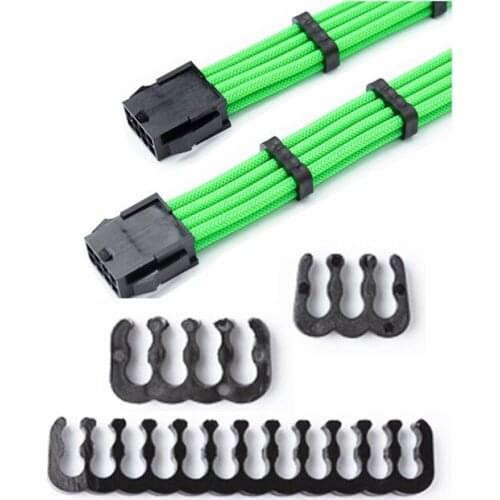 2 set Cable management comb Acrylic cable management comb Motherboard cable management clip graphics card cable seat