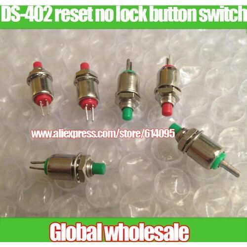 50pcs automatic reset no lock button switch / DS-402 mini power button to start 5mm