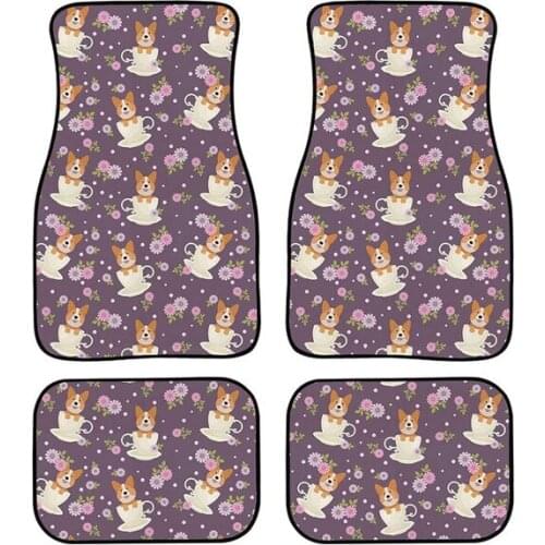 Aimaao Customized Floor Car Mat Pet Dog Universal Fit Car Floor Mats Soft Fit SUV Vans Sedans Trucks For Ford Volvo Toyota