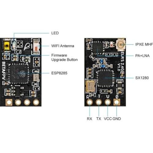 BETAFPV ELRS Nano Receiver ELRS 204G 2.4GHZ 868MHz 915MHz open-source RC link for RC applications