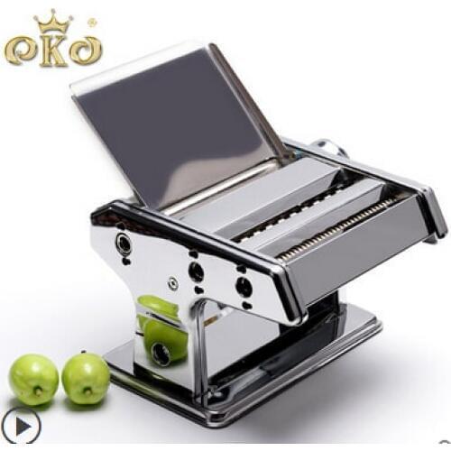 Household small manual stainless steel pasta machine machine rolling dumpling wonton noodle press mechanism of machine