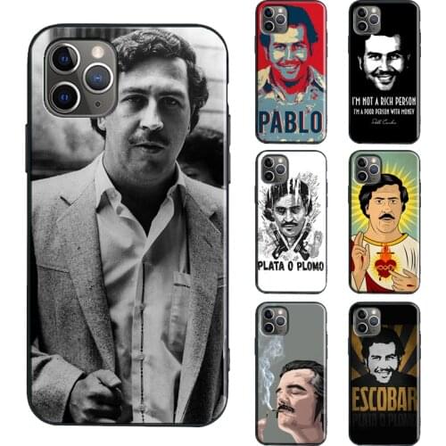 Pablo Escobar Case For iPhone 12 mini 11 Pro Max 6S 7 8 Plus X XR XS Max SE 2020 TPU Cover Coque