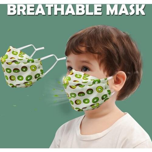 Child Kids Cartoon Face Mask Breathable 4d Mouth Mask For Kids Girls Boys Reusable Fabric Cotton Masks Halloween Decoration
