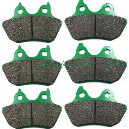 For HARLEY 1584 FLHTCU Ultra Classic Electra Glide 2007 Disc Brake Pads Pill Front Rear