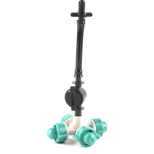 Irrigation Kits Atomized sprinkler Sprinkler Foggy Sprinkler 6mm Green Across Garden Irrigation 4/7mm Hose Connector 5-50sets