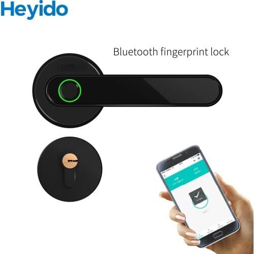 Heyido K1Smart Bluetooth door lock Bluetooth power keys USB batteries for home office and attic smart wood locks