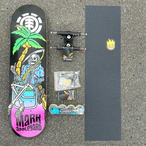 Elemen 7-Layer Canadian Maple Color Professional Skateboard Complete Double Rocker 7.75/7.8/8.0/8.125/8.25/8.375/8.5 Inch Size