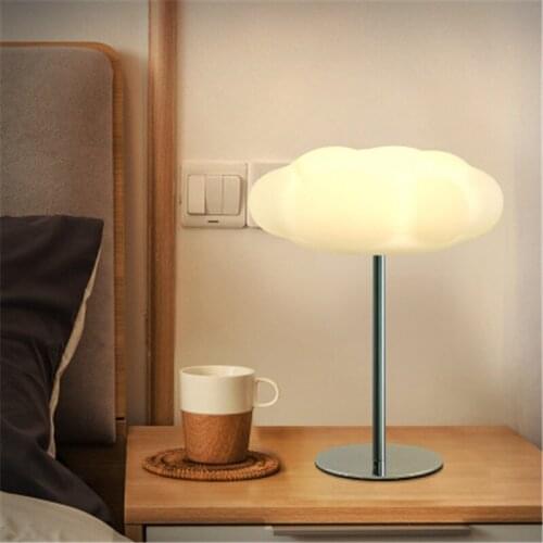 Ins Hot Home Bedroom Bedside Lamp Lovely Childrens Room Feeding Light Eye Cloud Study Cafe Desk Lamp