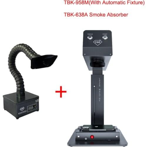 2021 Newest TBK-958M Mini Laser Separating Engraving Machine For Phone & Tablet Screen/Back Glass Repair With Automatic Fixture