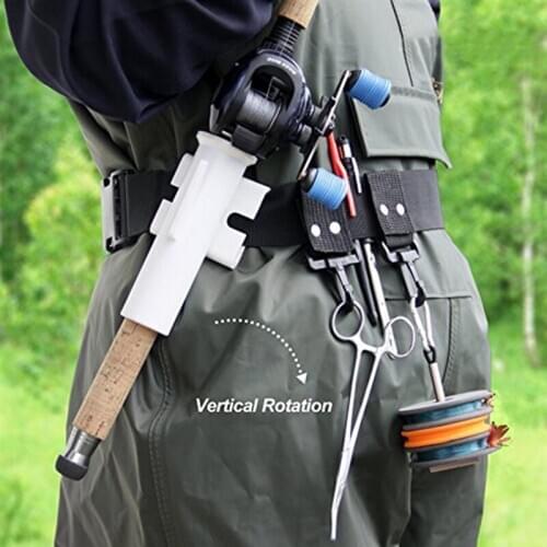 Hot Selling Fishing Rod Holder Fishing Support Portable ABS Hard Plastic Fishing Rod Lumbar Support Fishing Gear Supp