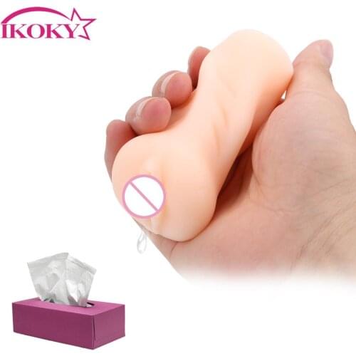 Real Pussy Aircraft Cup No Vibrator Male Masturbation Oral Sex Erotics Artificial Vagina Sex Toys for Men Realistic Vagina