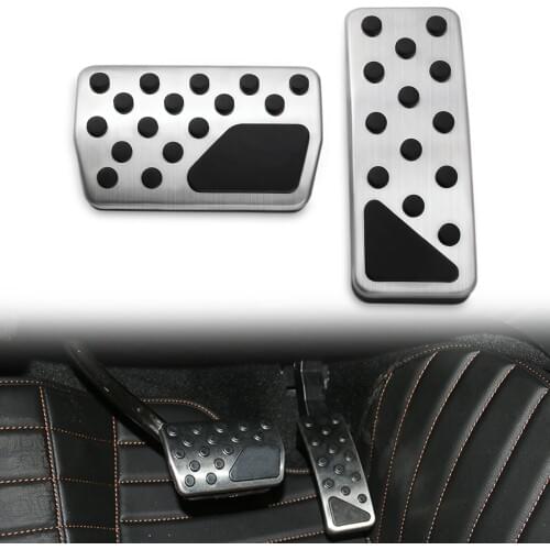 Stainless steel car styling Gas Brake pedal cover auto accessories case For Dodge Journey Durango JCUV/For Jeep compass Patriot