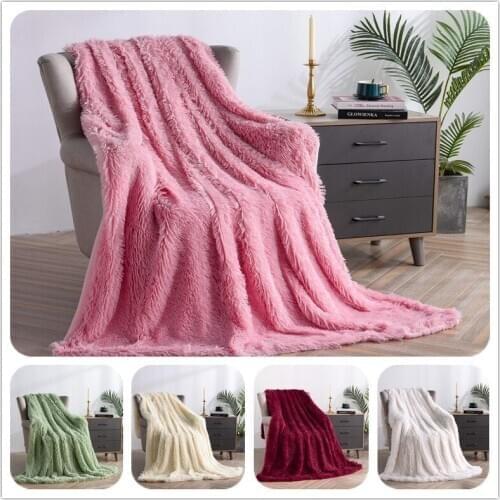 Solid Color Coral Fleece Blanket Pink Green Beige White Burgundy Colors Christmas Plush Blanket Winter Warm Sofa Cover T492