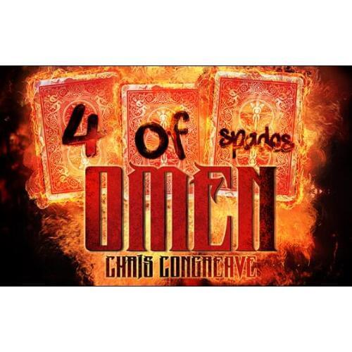 Omen (DVD and Gimmicks) by Chris Congreave Mentalism Card Magic Tricks Close up Magia Toys Professional Magician Props Mystery