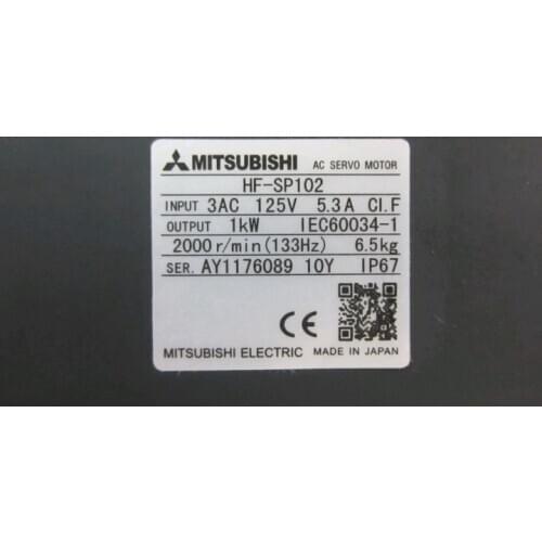 Original Japan servo motor ac 1kw HF-SP102