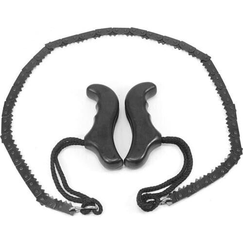 Outdoor Travel Emergency Kits Camping Hiking Hunting Gear Pocket Chain Saw Outdoor Survival Pocket Chain Saw Hand Chainsaw