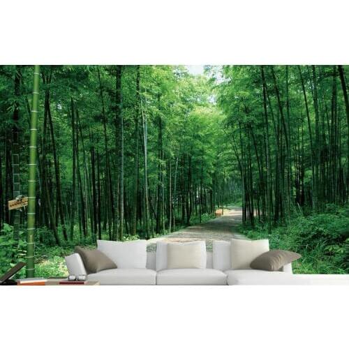 Custom 3d wallpaper Air bamboo forest TV backdrop photo wallpaper for living room 3D mural wallpaper