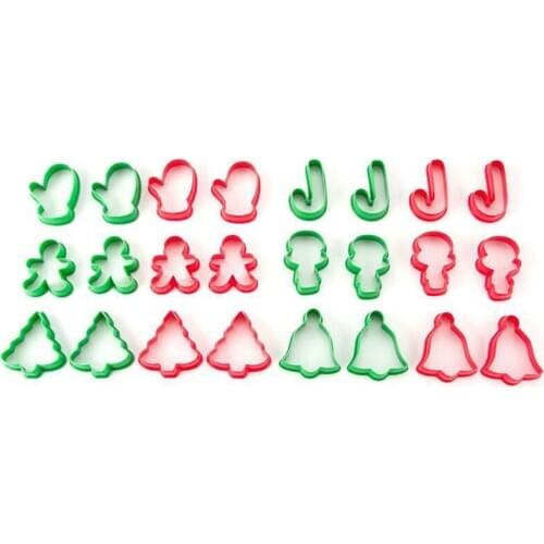 Christmas Series Cookie Cake Mold Bucket Cookie Tool Mold Cookie Set Stamp Mold Dessert Tool Christmas Kitchen Tool