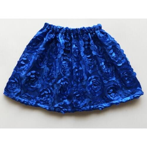 2021 New Childrens Flower Skirt Summer Hot Girl Beach Cloth Jacquard Casual Fancy Dress Blue