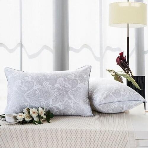 Printed Sleep Pillow Hotel Home Health Care Supplies Sleep Pillows Travel Neck Pillow Super Stretch Washable Neck Pillows 1PC