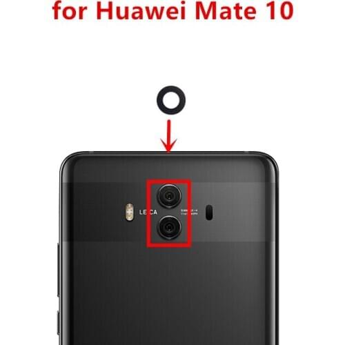 2pcs for huawei mate 10 Camera Glass Lens Back Rear Camera Glass Lens with Glue Replacement Repair Spare Parts
